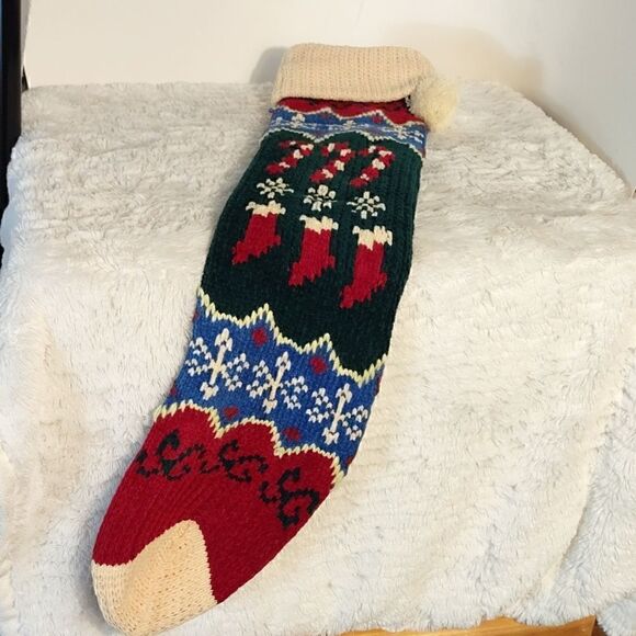Christmas Knit Stocking   - Picture 1 of 6